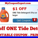 Check This Coupon Out Print NOW 1 00 Off ONE Tide Detergent 37oz Or