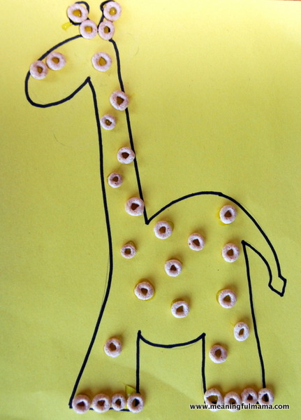 Cheerios Giraffe Fun Family Crafts