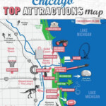 Chicago Miracle Mile Shopping Map Printable Chicago Tourist Map For