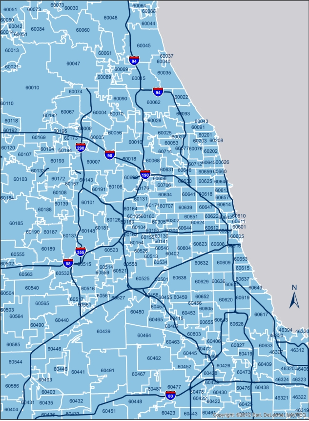 Chicago Zip Codes Chicago Neighborhood Zip Codes