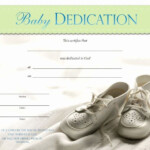 Child Dedication Certificate Editable Elegant Best 25 Baby Dedication