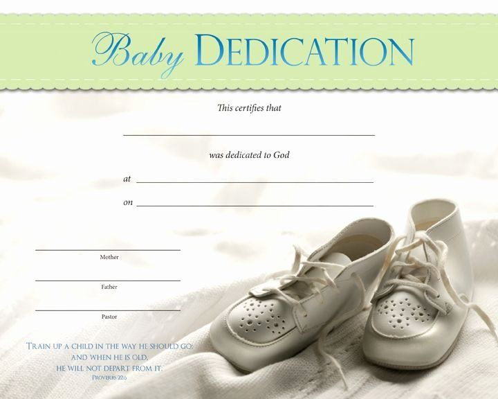 Child Dedication Certificate Editable Elegant Best 25 Baby Dedication 