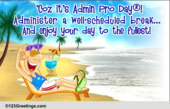 Chilled out Admin Pro Day Free Happy Administrative Professionals Day 
