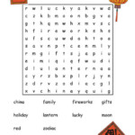 Chinese New Year Word Search