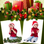 Christmas Collage Card Add on Templates Download Free