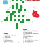 Christmas Tree Crossword Christmas Crossword Christmas Puzzle