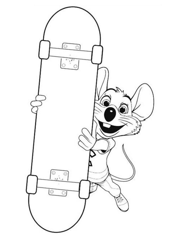 Chuck E Cheese Printable Coloring Pages Chuck E Cheese s Is A Chain 
