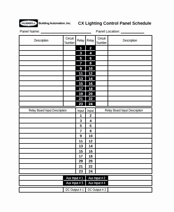 Circuit Breaker Panel Label Template Unique Printable Circuit Breaker 