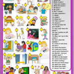 Classroom English Matching Worksheet Free ESL Printable Worksheets