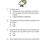 Climatic Zones Worksheet