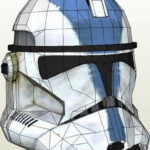 Clone Trooper Helmet DIY Full Scale Life size Printable Paper Etsy