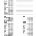 Clue Game Sheet Printable Pdf Download