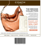 Coach Factory Outlet Canada Save An Extra 30 Through May 8th Printable