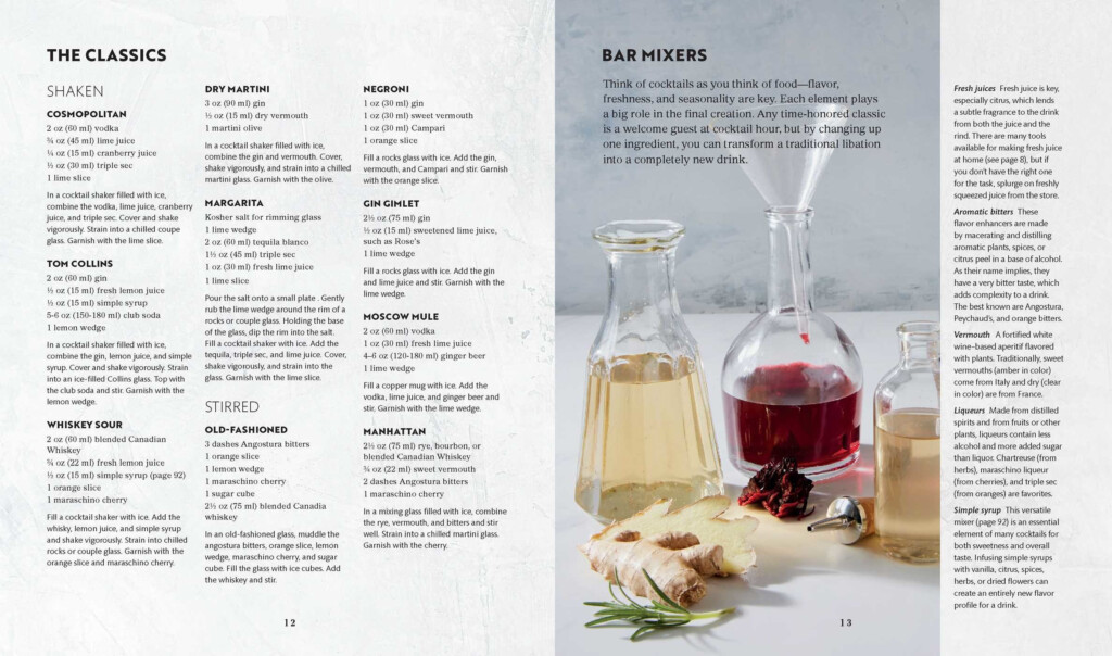 Cocktails Book By Williams Sonoma Test Kitchen Official Publisher 