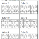 Color The Snowmen Math Worsheet Made By Teachers