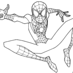 Coloriage Young Spider Man Dessin Spider man Imprimer