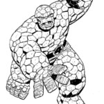 Coloring Pages Ben Grimm Thing Printable For Kids Adults Free