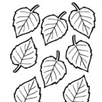 Coloring Pages Printable Fall Leaf Templates Pumpkin Leaves Template