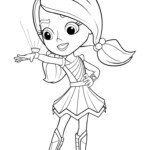 Coloring Pages Rainbow Rangers Print Little Sorceresses