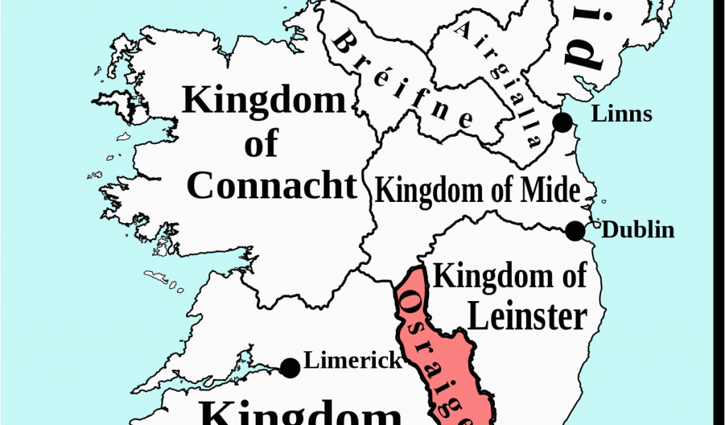 Connacht Ireland Map Osraige Wikipedia Secretmuseum