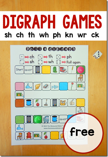 Consonant Blends Game 123 Homeschool 4 Me