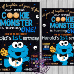 Cookie Monster Invitation Invitations By BestBirthdayParty On Zibbet