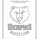 Cool Coloring Pages Memphis Grizzlies NBA Basketball Teams Logos