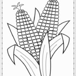 Corn Coloring Sheets Coloring Pages Valentines Day Coloring Page