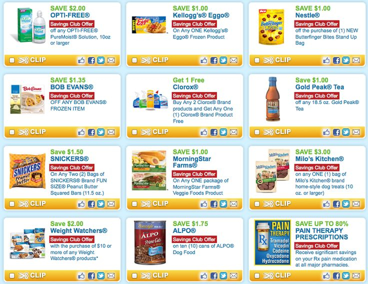 Coupons Savings Club Current Coupons And Review Update Food 