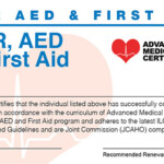 CPR AED First Aid Certification Renewal 100 Online