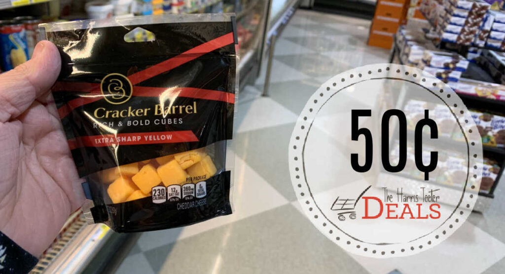 Cracker Barrel Cheese Cube Snack Pack 50 The Harris Teeter Deals