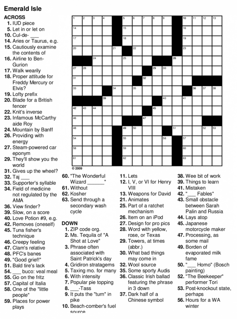 Create A Crossword Puzzle Free Printable Free Printable