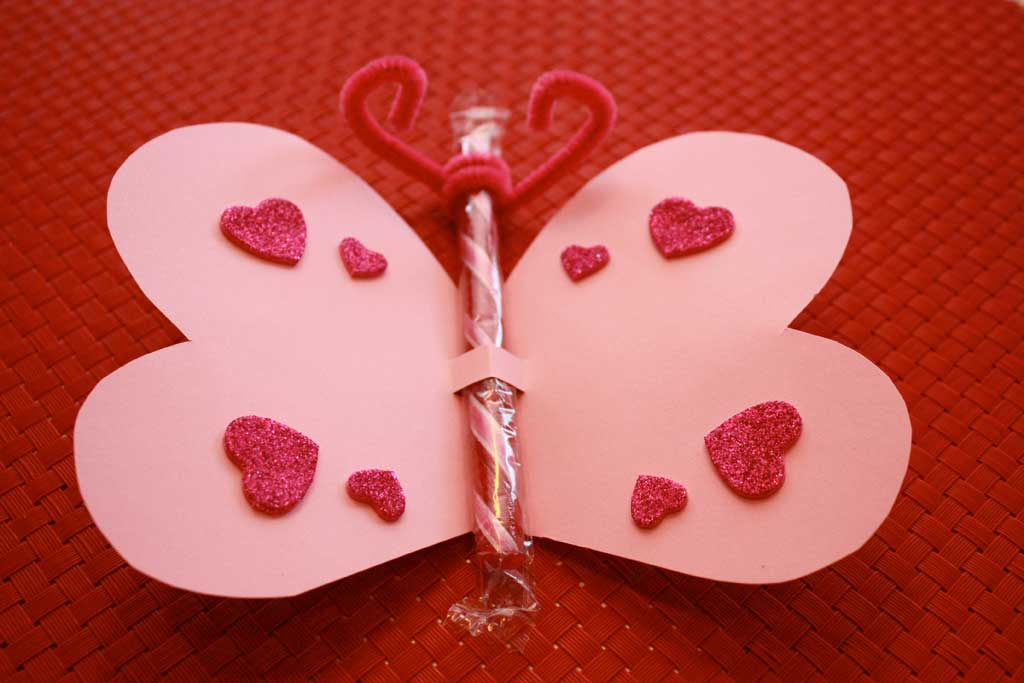 Create A Cute Butterfly Card For Your Valentine Marin Mommies