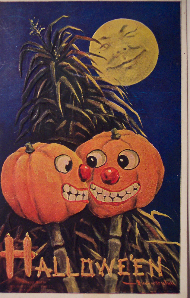 Creepy Vintage Halloween Cards Vintage Everyday