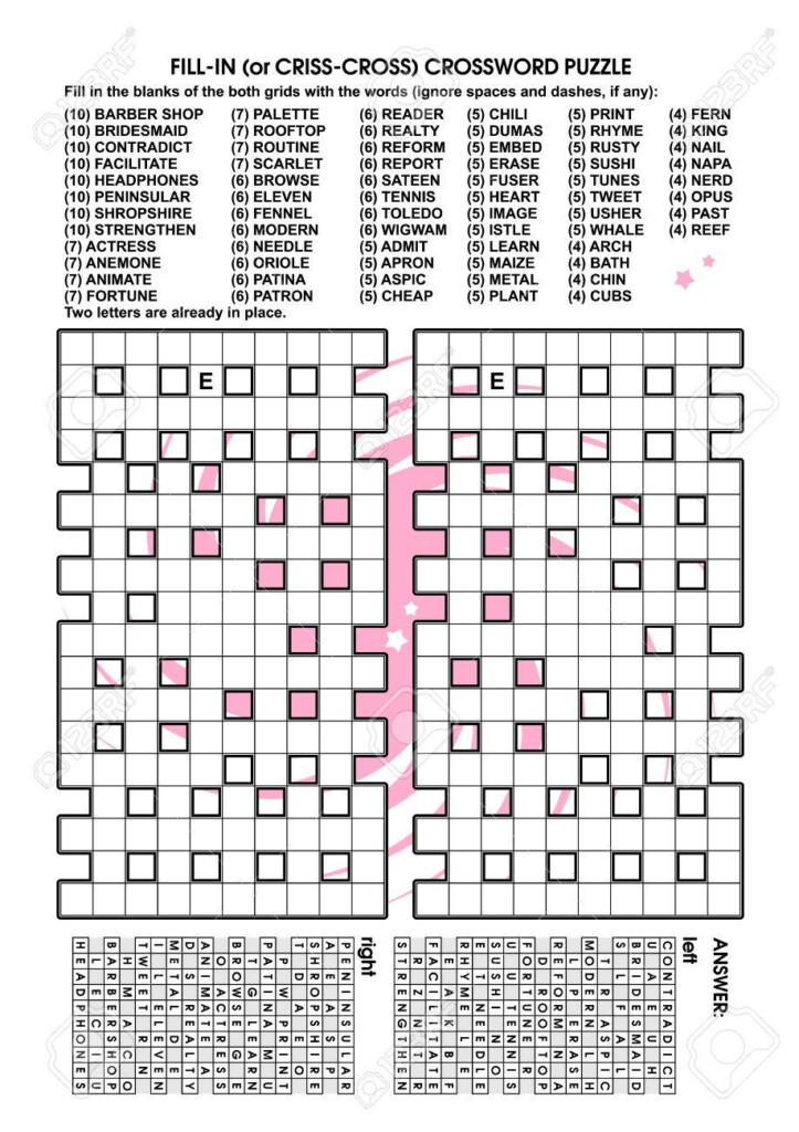 Criss Cross Word Puzzles NEO Coloring