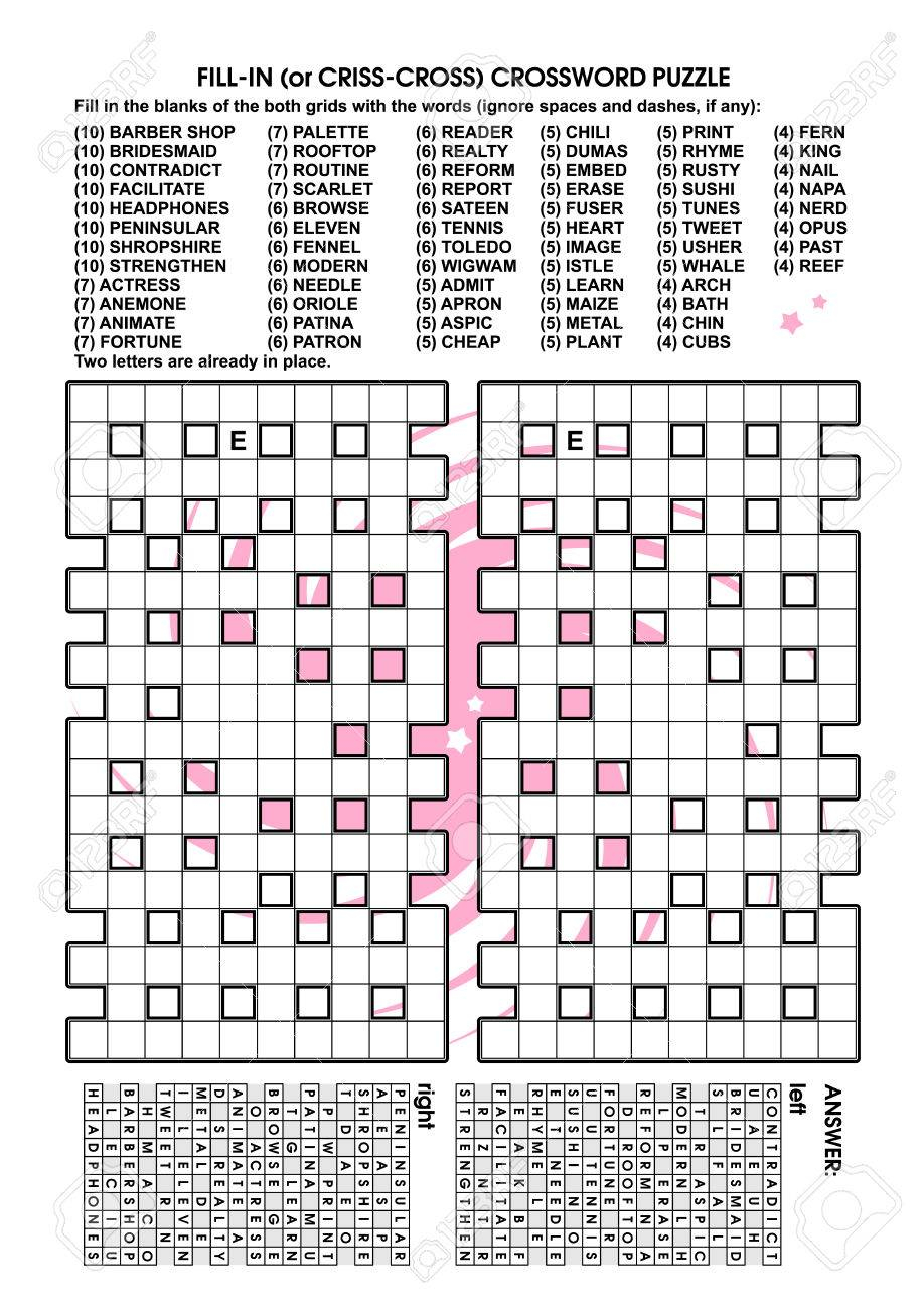 Criss Cross Word Puzzles NEO Coloring