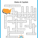 Crossword Puzzles For Kids States And Capitals