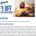 Culvers Coupons Online Grab Your Printable Coupons