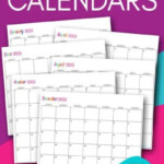 Custom Editable 2023 Free Printable Calendars Calendar Printables