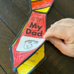 Cute Fathers Day Craft For Kids That Is A Tie Flip Book Filled With