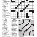 Daily Commuter Crossword Puzzle By Jacqueline Mathews Printable The