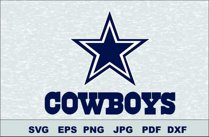 Dallas Cowboys SVG DXF Logo Silhouette Studio Cameo Cricut Design 