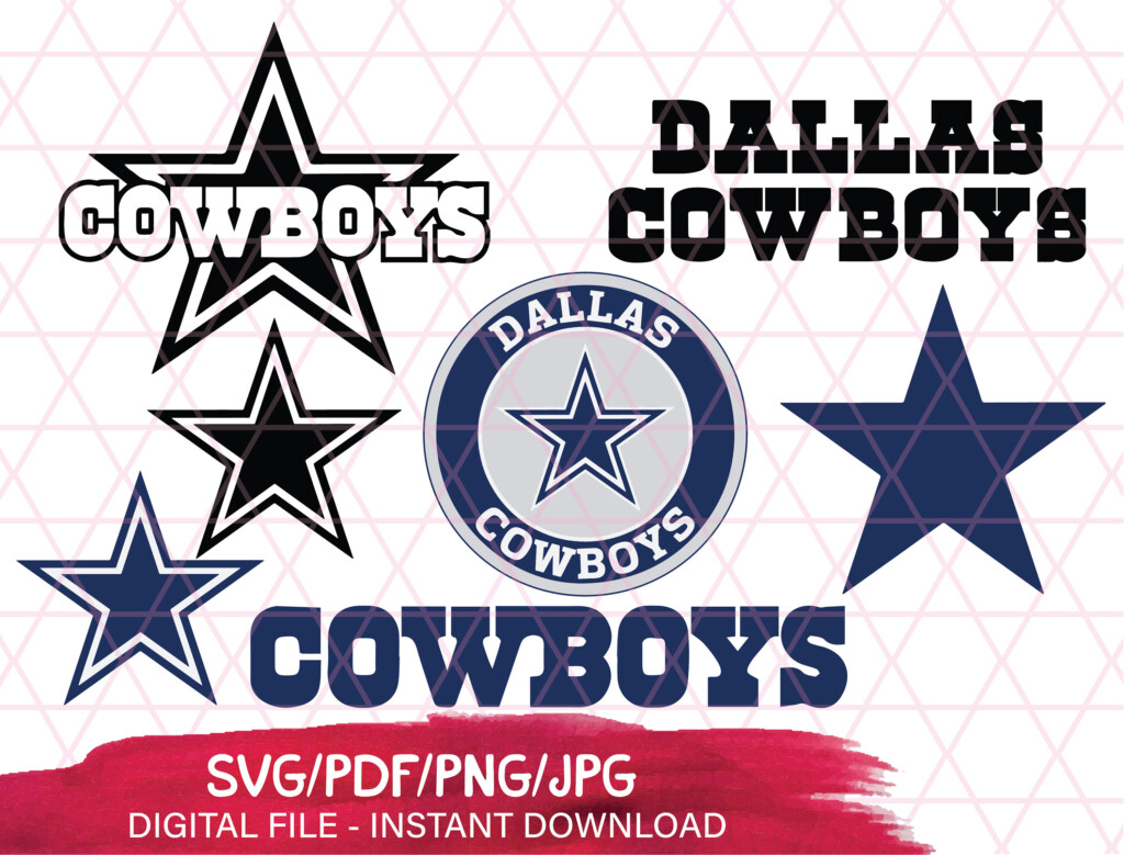 Dallas Cowboys Svg Nfl Team Logo Svg Dallas Cowboys Logo Svg Etsy