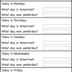 Days Of The Week Worksheet FREE Printable Worksheets Worksheetfun