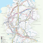 Db Rail Map Germany Germany Rail Map Bahn Western Europe Europe