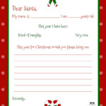 Dear Santa Letter Printables FREE Printabulls