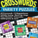 Dell Crosswords And Variety Puzzles Magazine Match Up Trace Elements