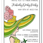 Derby Day Lady Kentucky Derby Invitations