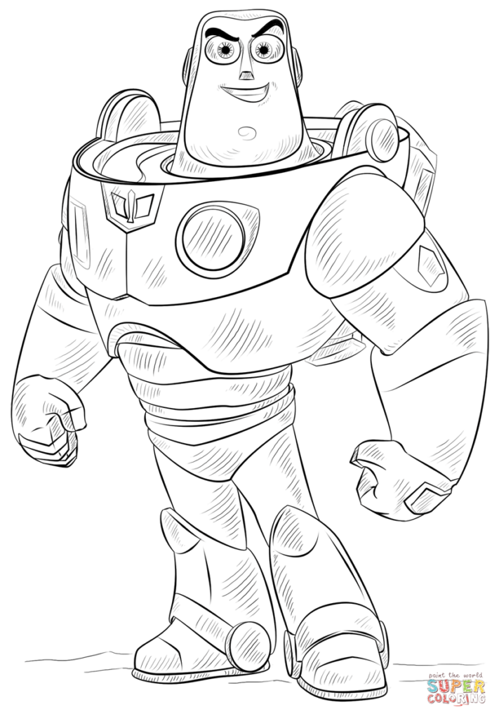 Desenho Buzz Lightyear Coloring City