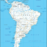 Detailed Clear Large Road Map Of South America Ezilon Maps